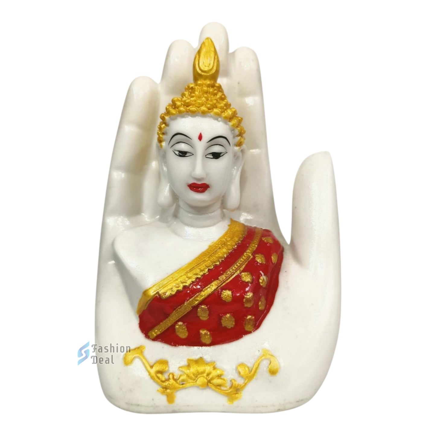 Elegant Palm/Hand Buddha Statue Idols for Gifting & Home Decoration | Spiritual & Artistic Decor