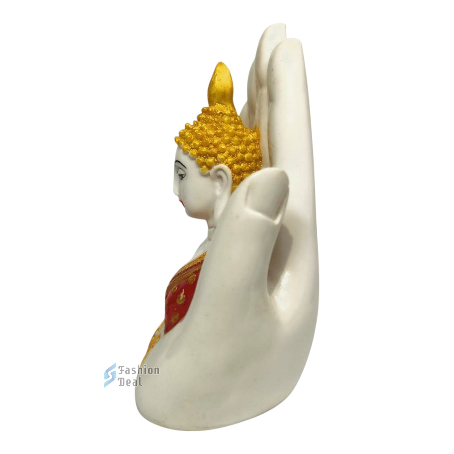 Elegant Palm/Hand Buddha Statue Idols for Gifting & Home Decoration | Spiritual & Artistic Decor