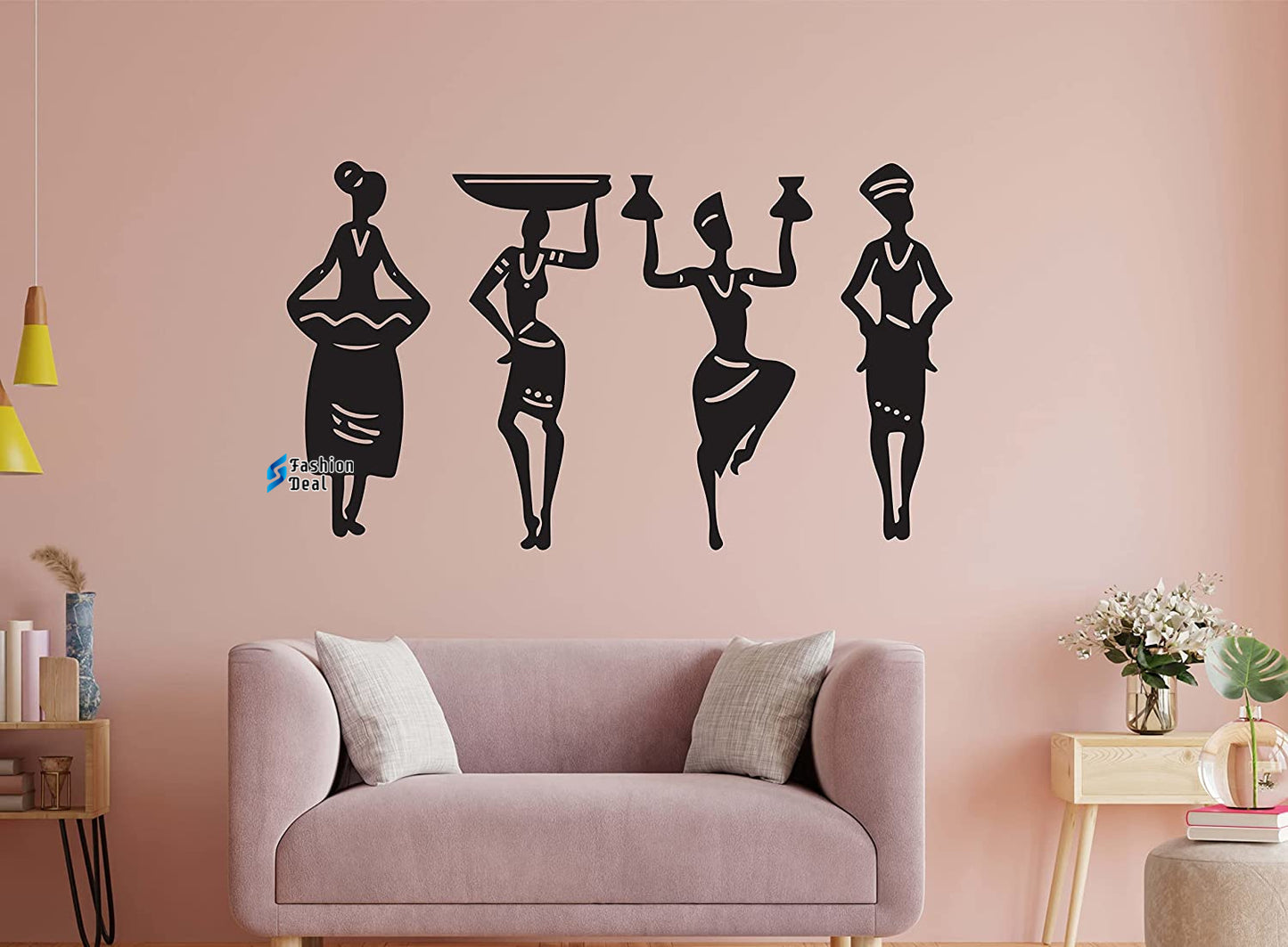 Unique Wooden MDF Laser Cut African Tribal Women Group-Themed Wall Art – Perfect for Home Décor and Gifts