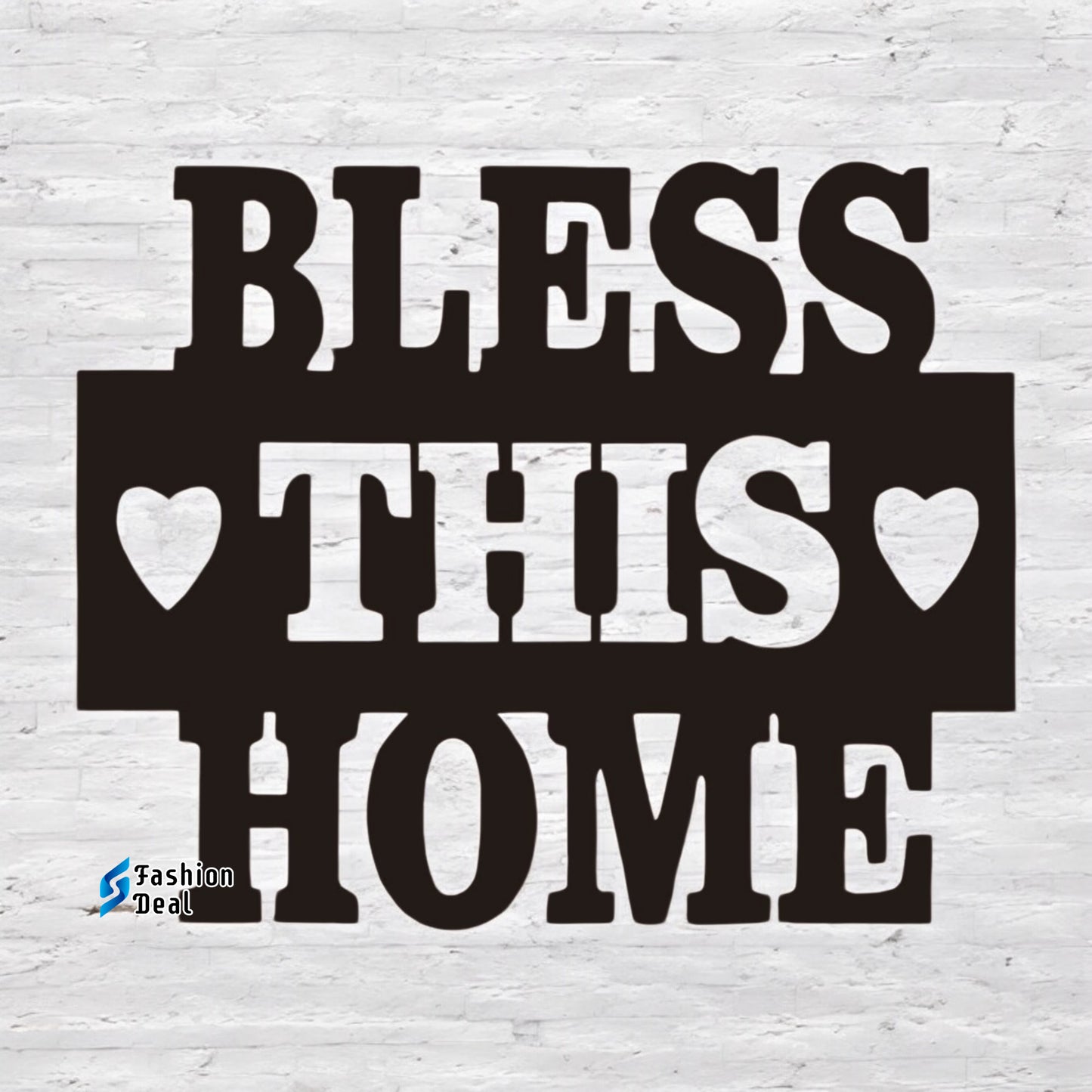 Unique Wooden MDF Laser Cut Bless This Home-Motivational Themed Wall Art – Perfect for Home Décor and Gifts