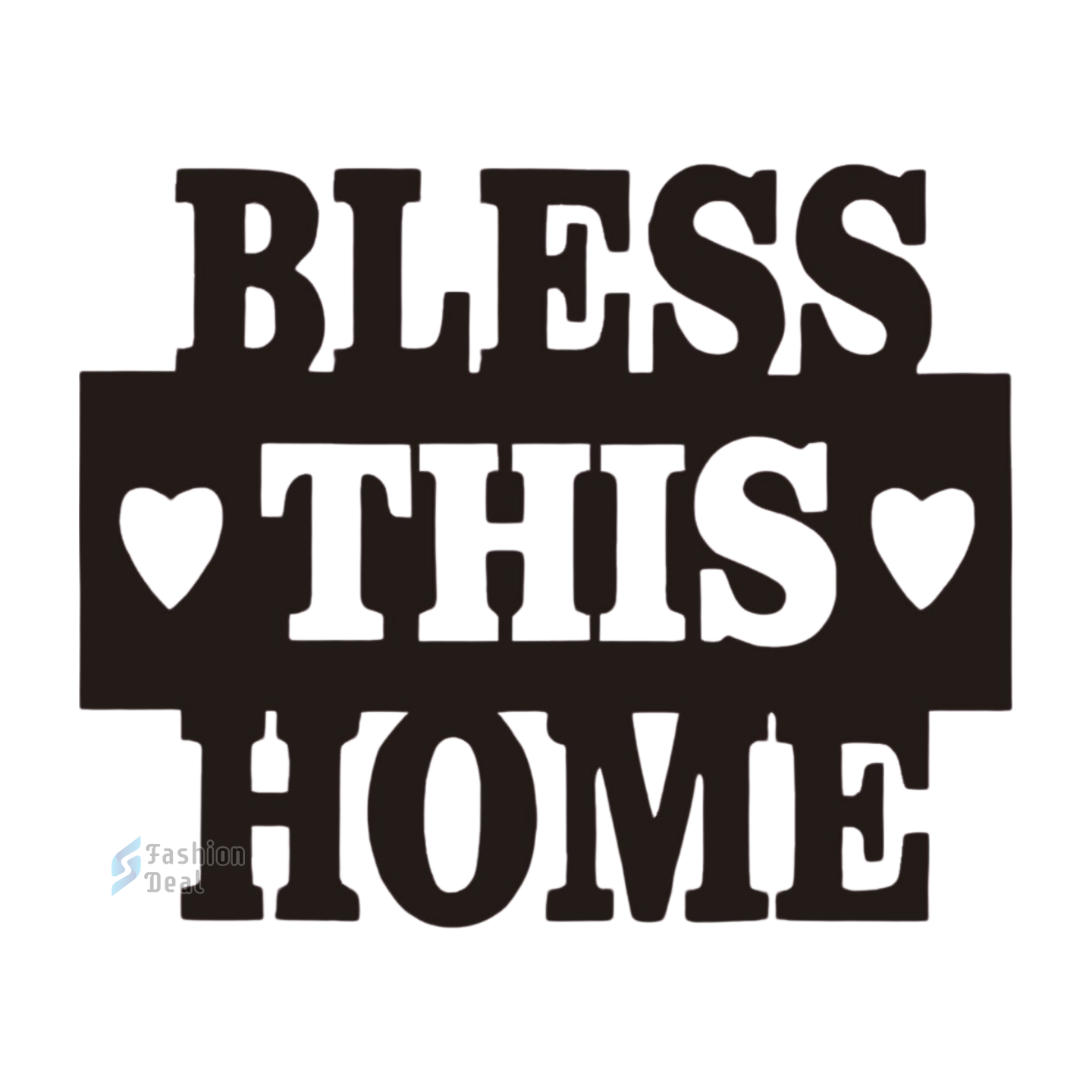 Unique Wooden MDF Laser Cut Bless This Home-Motivational Themed Wall Art – Perfect for Home Décor and Gifts
