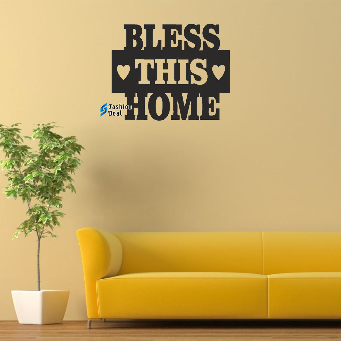 Unique Wooden MDF Laser Cut Bless This Home-Motivational Themed Wall Art – Perfect for Home Décor and Gifts