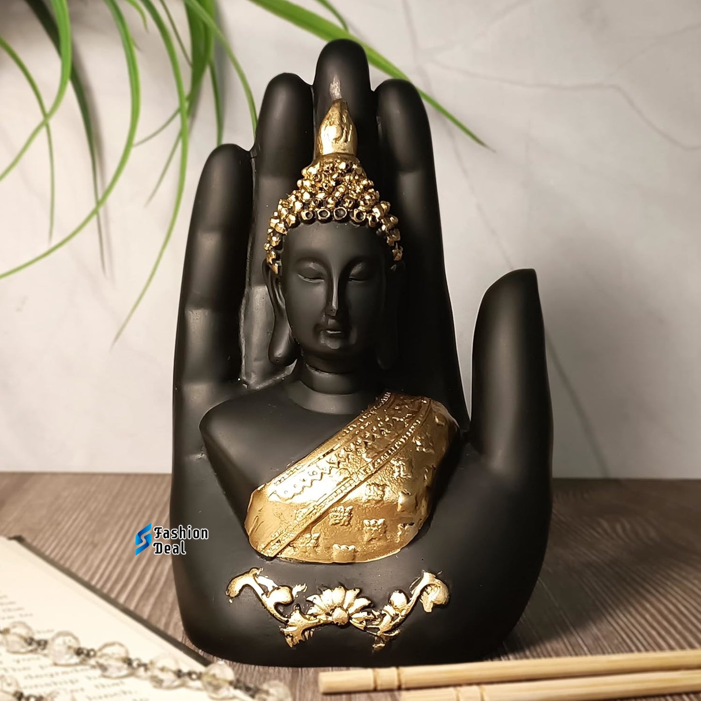 Elegant Palm/Hand Buddha Statue Idols for Gifting & Home Decoration | Spiritual & Artistic Decor