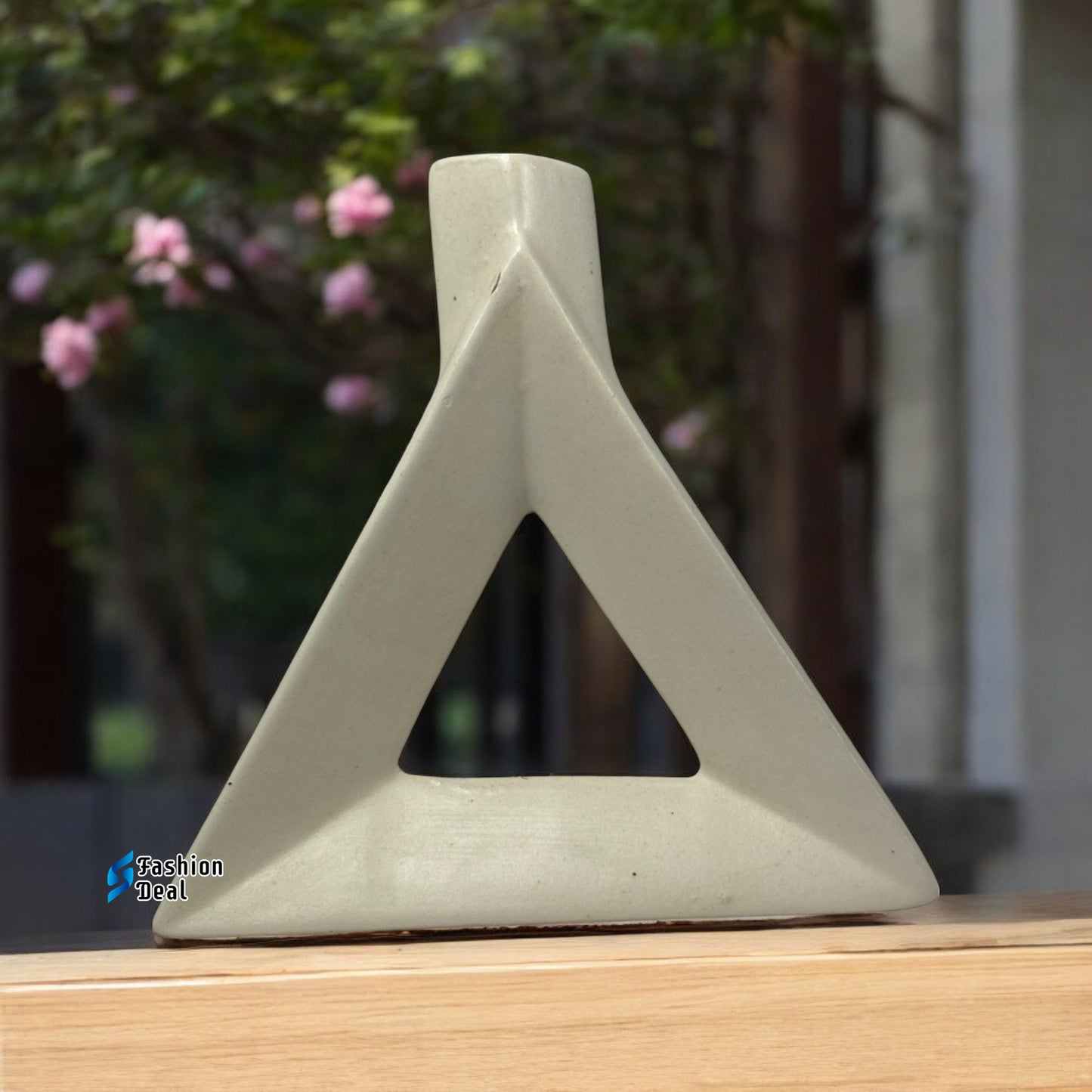 Elegant White Ceramic Vases - Minimalist Home Décor Collection