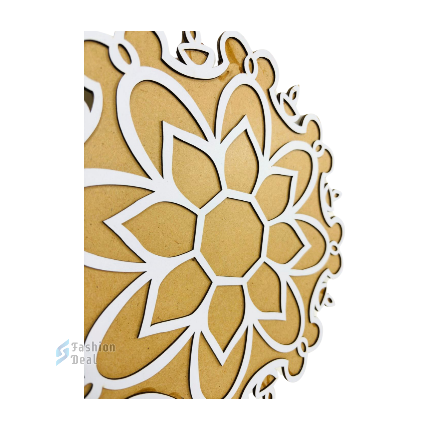 MDF Wooden Rangoli Cutouts Stencils for Diwali Decor - Decorative Festive Stencils for Home and Office Decoration