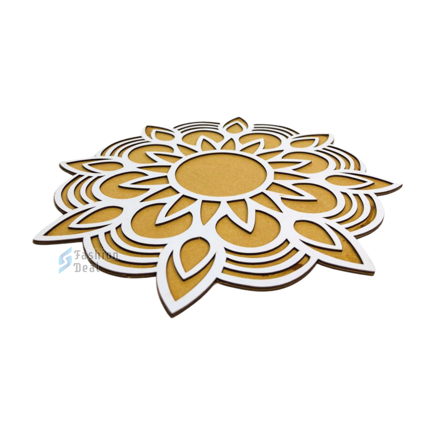 MDF Wooden Rangoli Cutouts Stencils for Diwali Decor - Decorative Festive Stencils for Home and Office Decoration