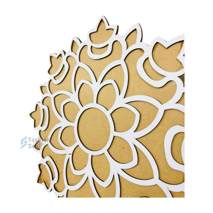 MDF Wooden Rangoli Cutouts Stencils for Diwali Decor - Decorative Festive Stencils for Home and Office Decoration