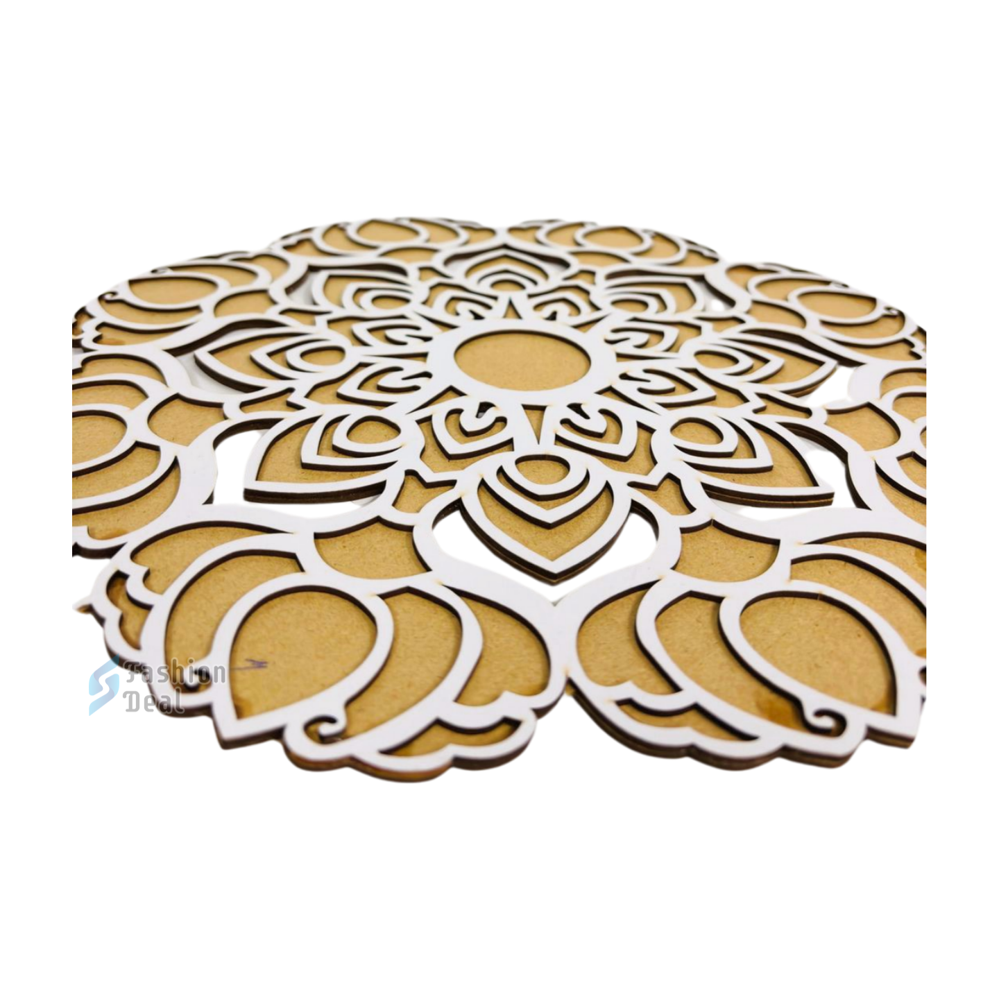 MDF Wooden Rangoli Cutouts Stencils for Diwali Decor - Decorative Festive Stencils for Home and Office Decoration