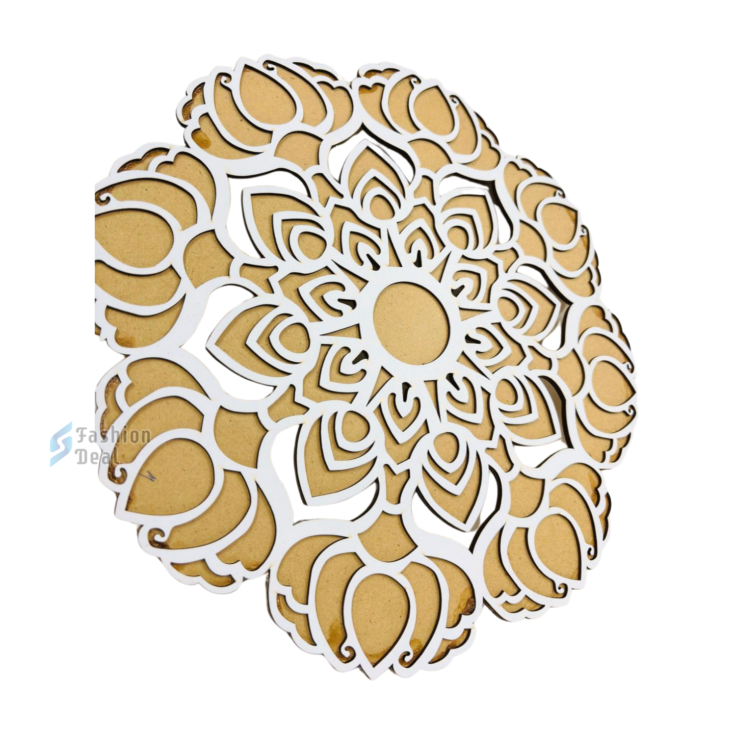 MDF Wooden Rangoli Cutouts Stencils for Diwali Decor - Decorative Festive Stencils for Home and Office Decoration