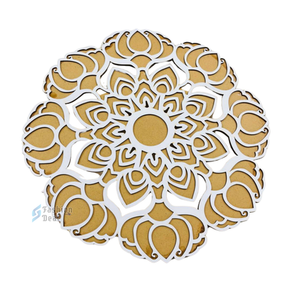 MDF Wooden Rangoli Cutouts Stencils for Diwali Decor - Decorative Festive Stencils for Home and Office Decoration