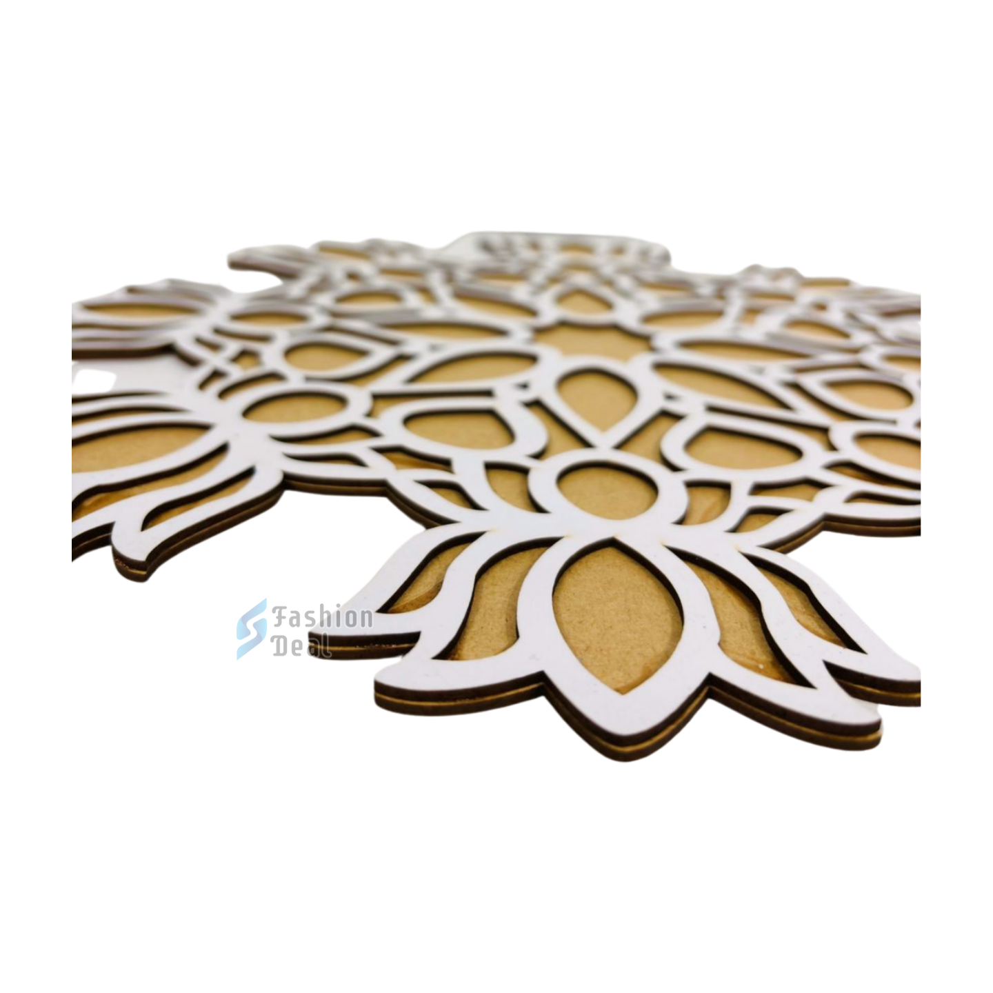 MDF Wooden Rangoli Cutouts Stencils for Diwali Decor - Decorative Festive Stencils for Home and Office Decoration