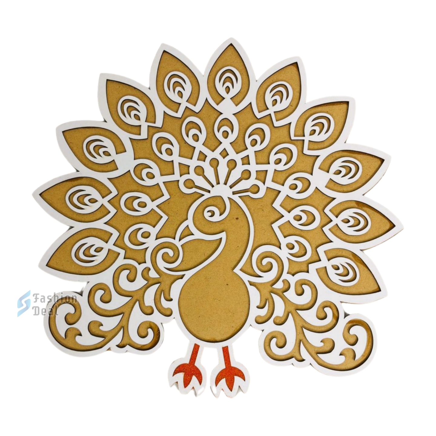 MDF Wooden Rangoli Cutouts Stencils for Diwali Decor - Decorative Festive Stencils for Home and Office Decoration