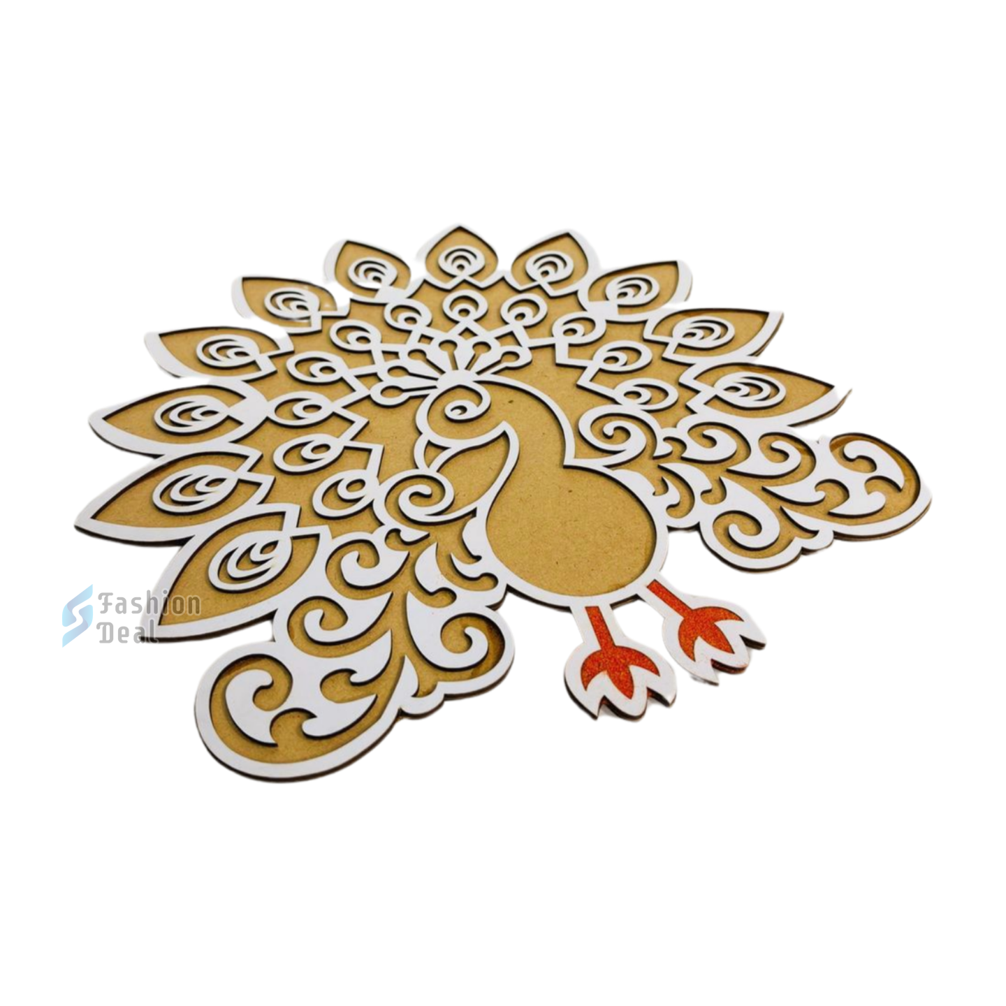 MDF Wooden Rangoli Cutouts Stencils for Diwali Decor - Decorative Festive Stencils for Home and Office Decoration