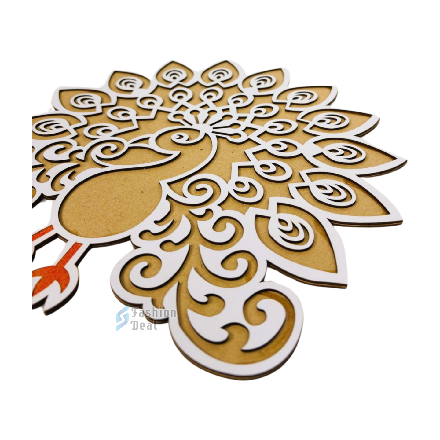 MDF Wooden Rangoli Cutouts Stencils for Diwali Decor - Decorative Festive Stencils for Home and Office Decoration