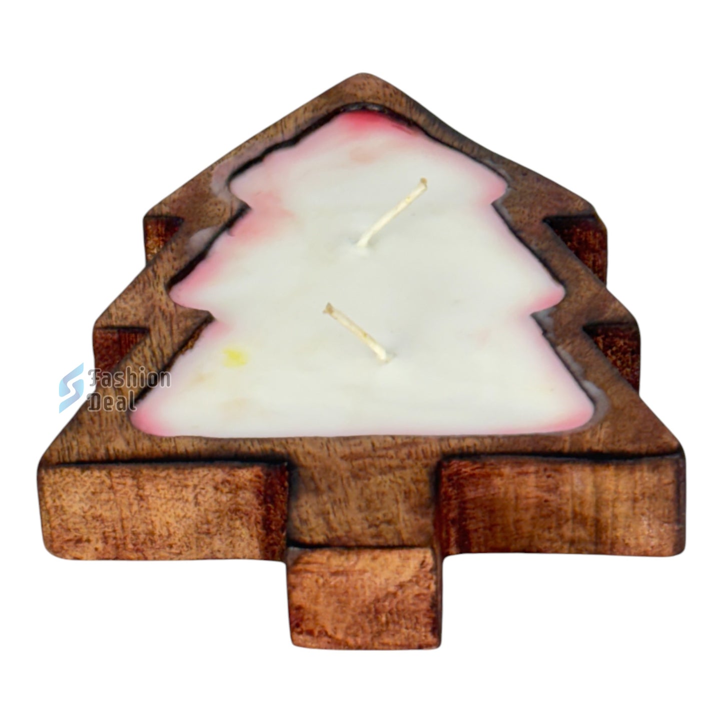 Soy Wax Scented candle in Wooden Tree Jar
