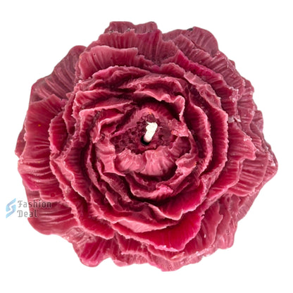 Soy Wax Scented Peony Flower Design candle