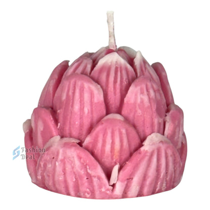 Soy Wax Scented Lotus Flower Design candle