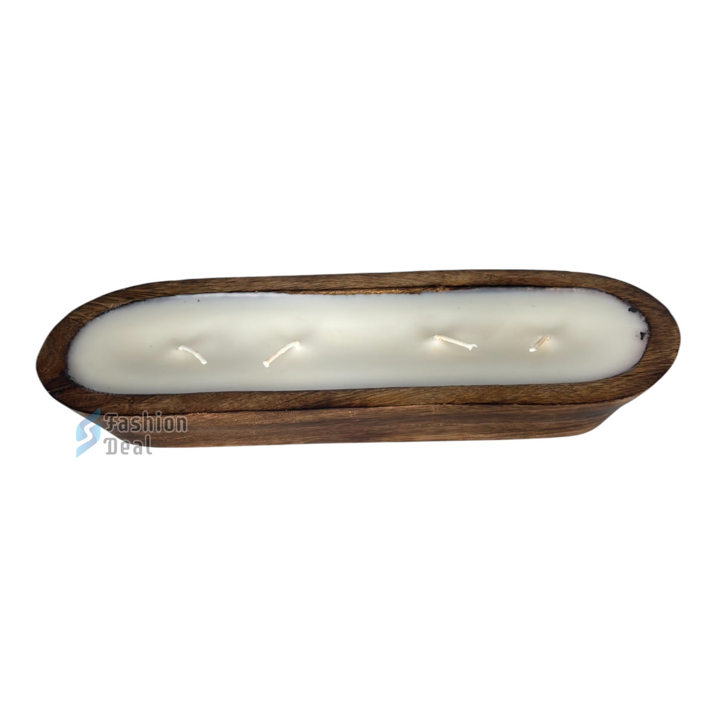 Soy Wax Scented candle in Wooden Tub Jar