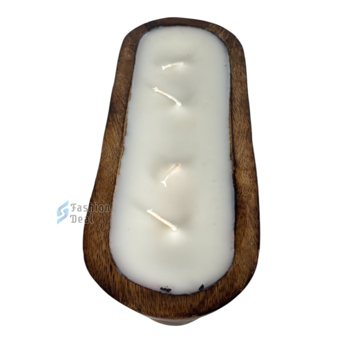 Soy Wax Scented candle in Wooden Tub Jar