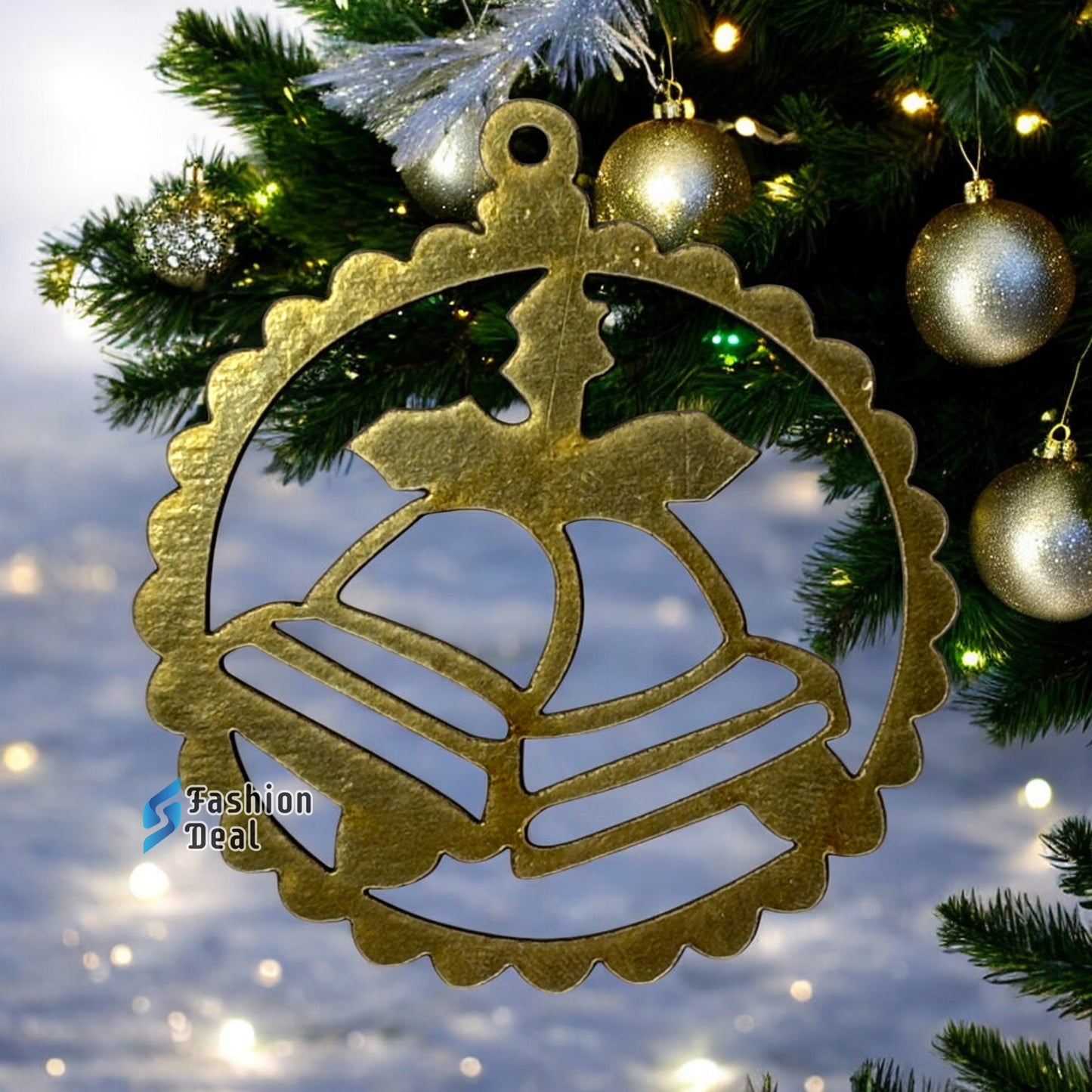 Jingle Bell Design Christmas Tree Hanging Decorations