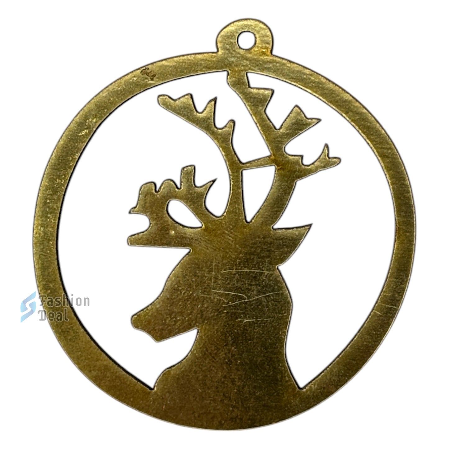 Reindeer Face Design Christmas Tree Hanging Decorations