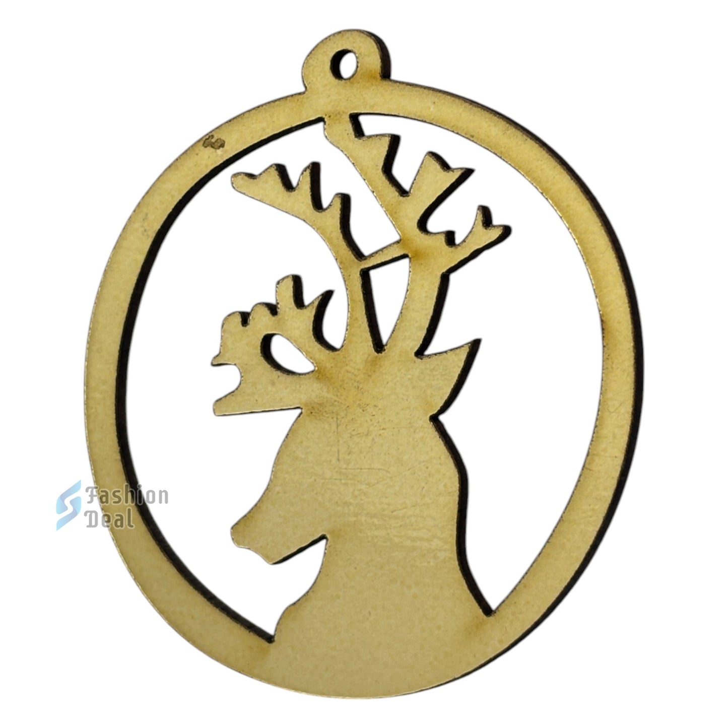 Reindeer Face Design Christmas Tree Hanging Decorations