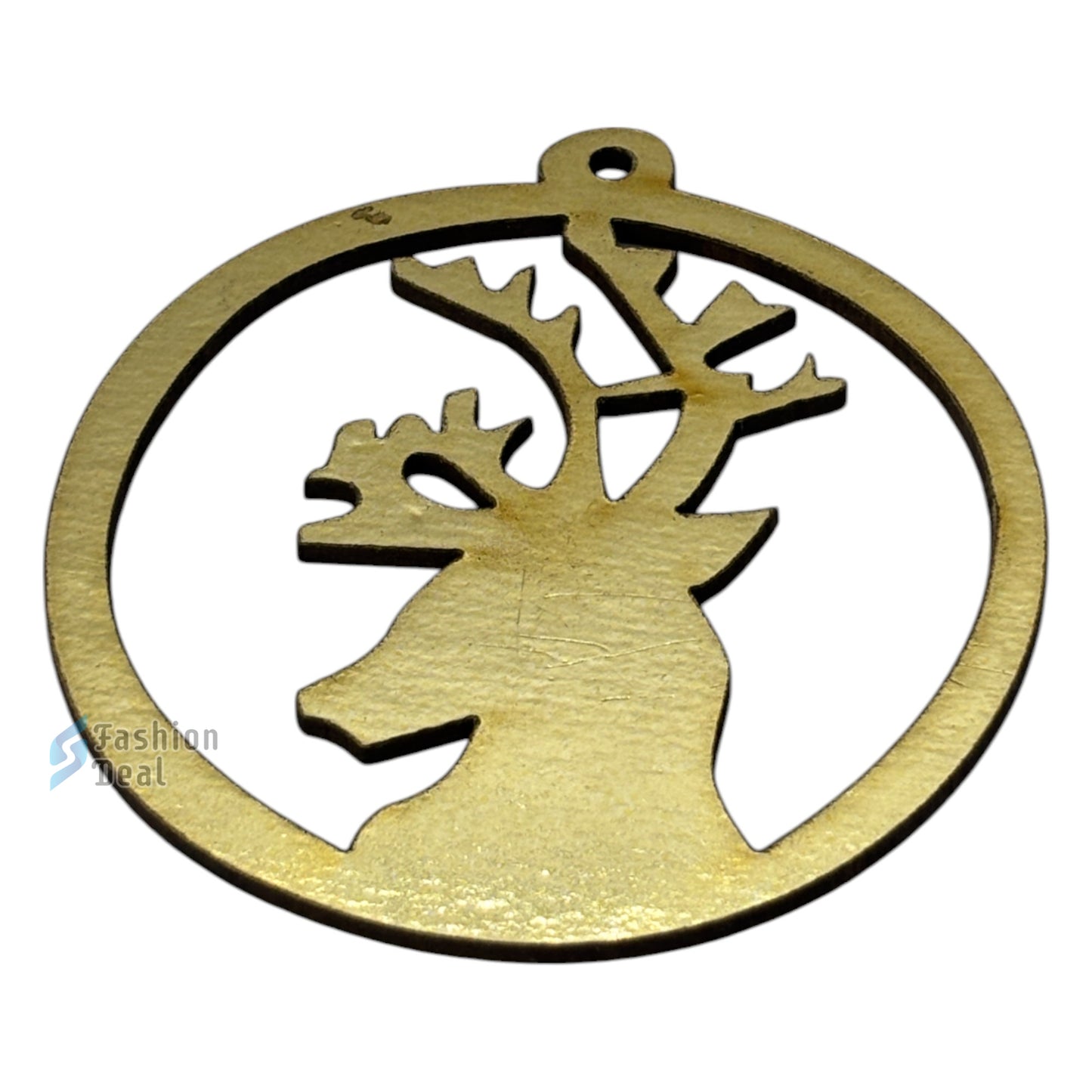 Reindeer Face Design Christmas Tree Hanging Decorations