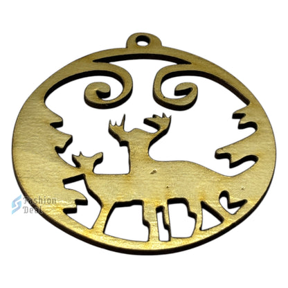 Reindeer Family Design Christmas Tree Hanging Decorations