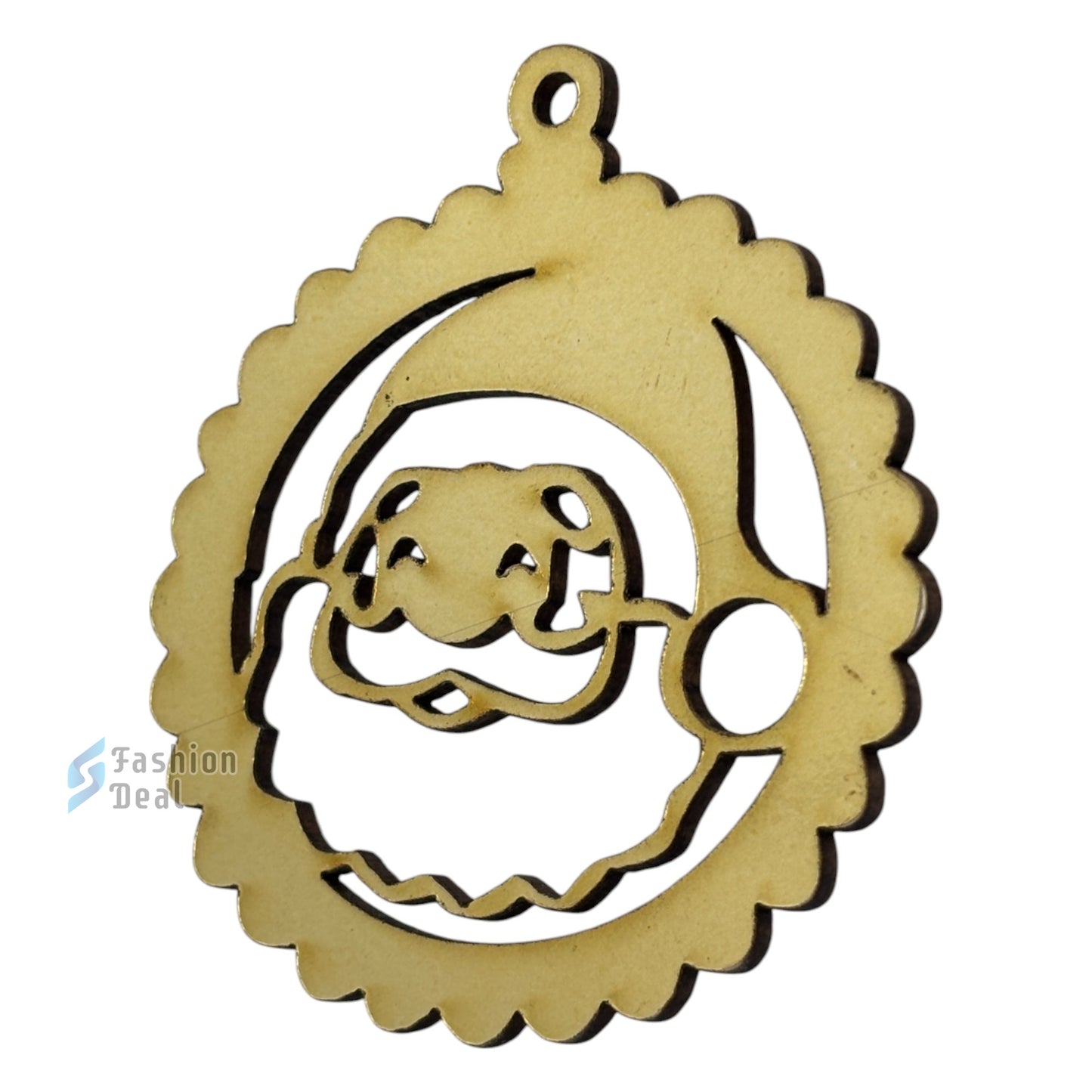 Santa Face Design Christmas Tree Hanging Decorations