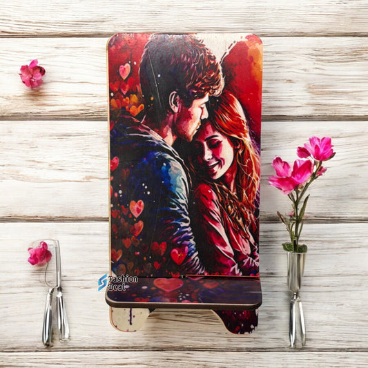 MDF Customizable Wall-Mounted Mobile Holder Stand - Stylish and Durable