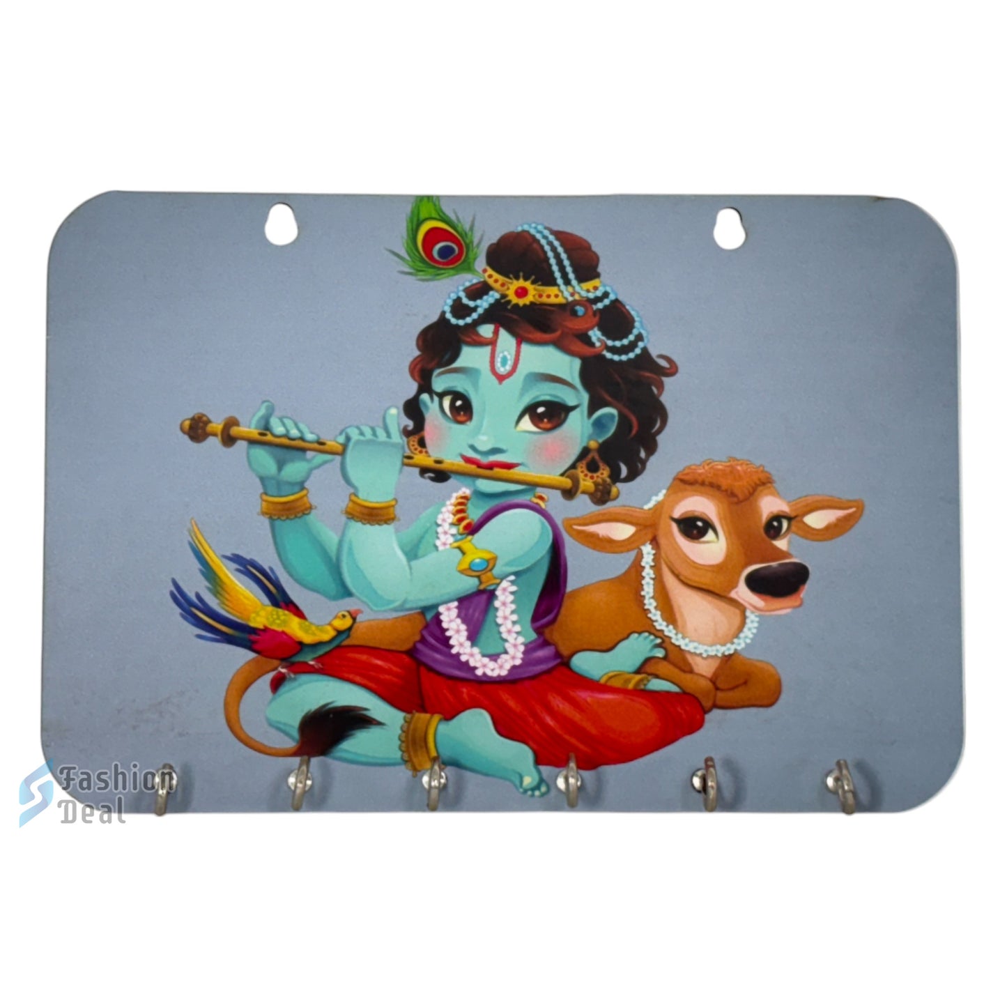 MDF Printed Customized Keychain Holder For Wall Decoration