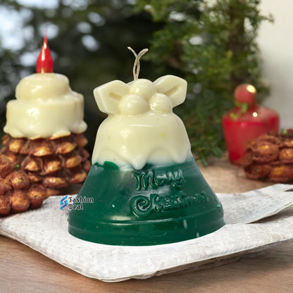 Soy Wax Scented Jingle Bell Design candle