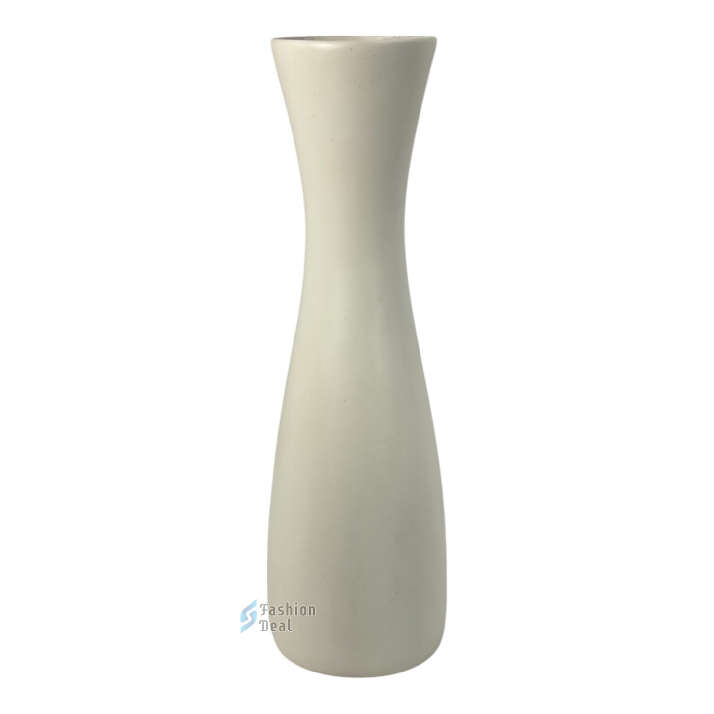 Elegant White Ceramic Vases - Minimalist Home Décor Collection
