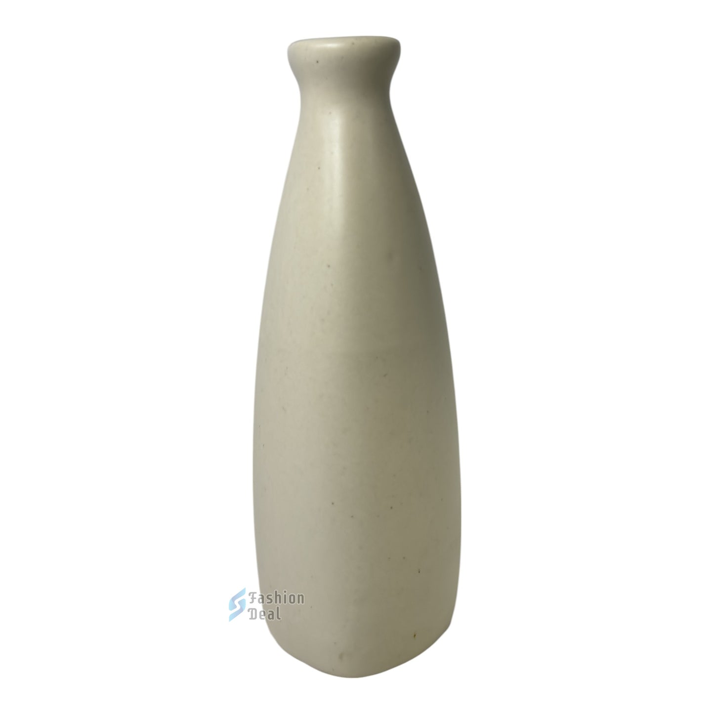 Elegant White Ceramic Vase/Pot - Minimalist Home Décor Collection