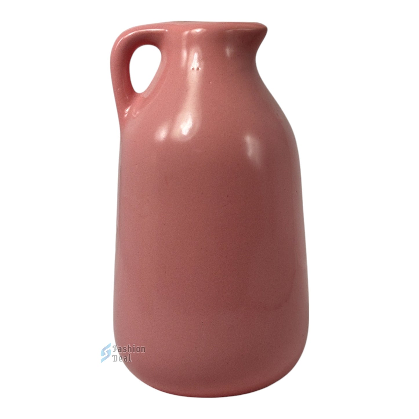 Elegant White Ceramic Jug/Mug Vase/Pot - Minimalist Home Décor Collection