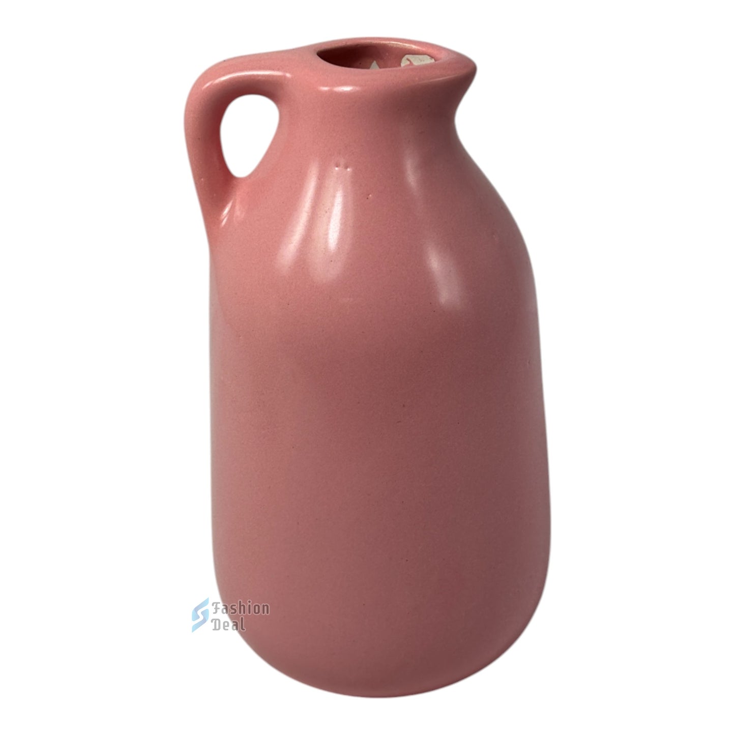 Elegant White Ceramic Jug/Mug Vase/Pot - Minimalist Home Décor Collection