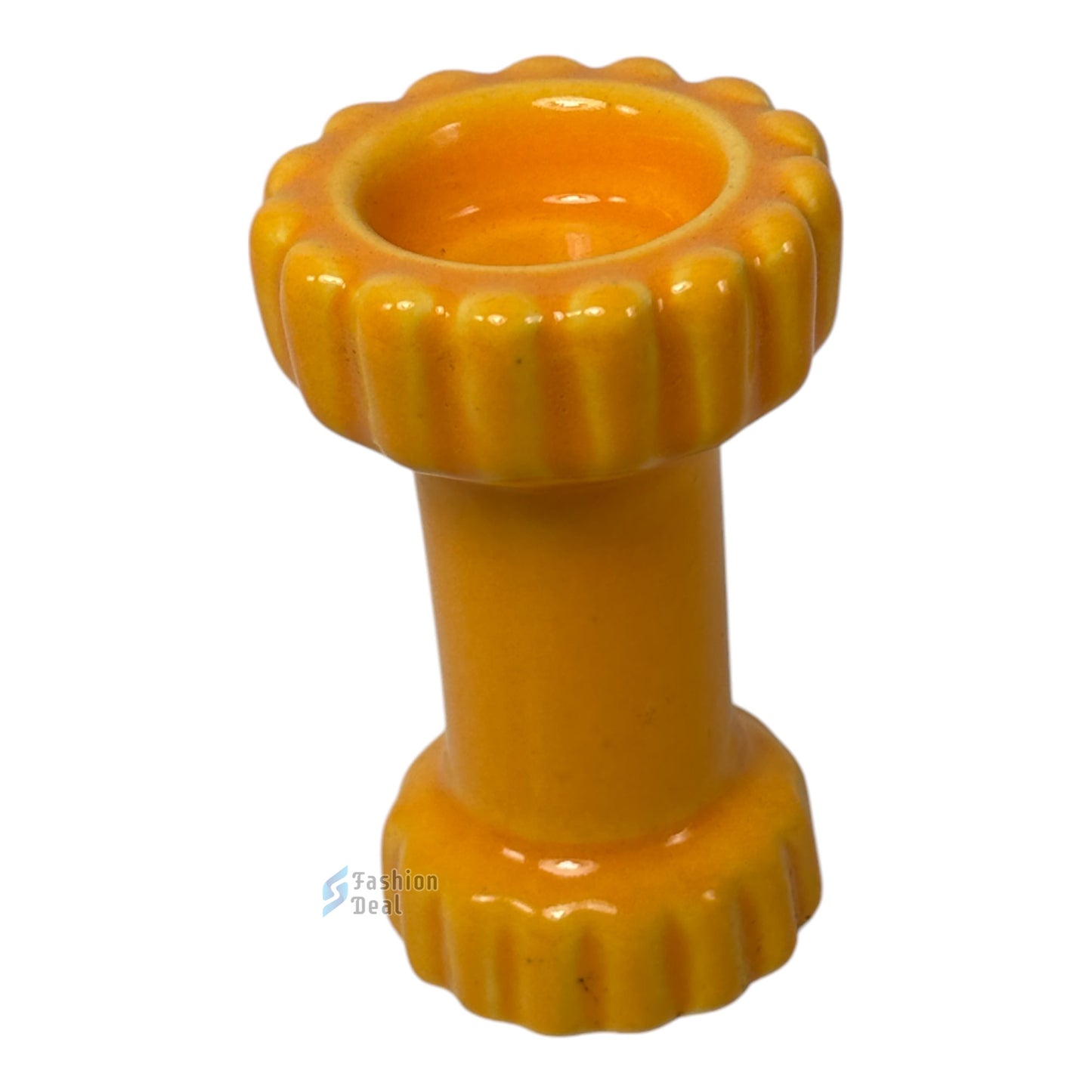 Ceramic Pillar-Shaped Tealight/T-light Candle Holder | Decorative Accent for Home and Gifting