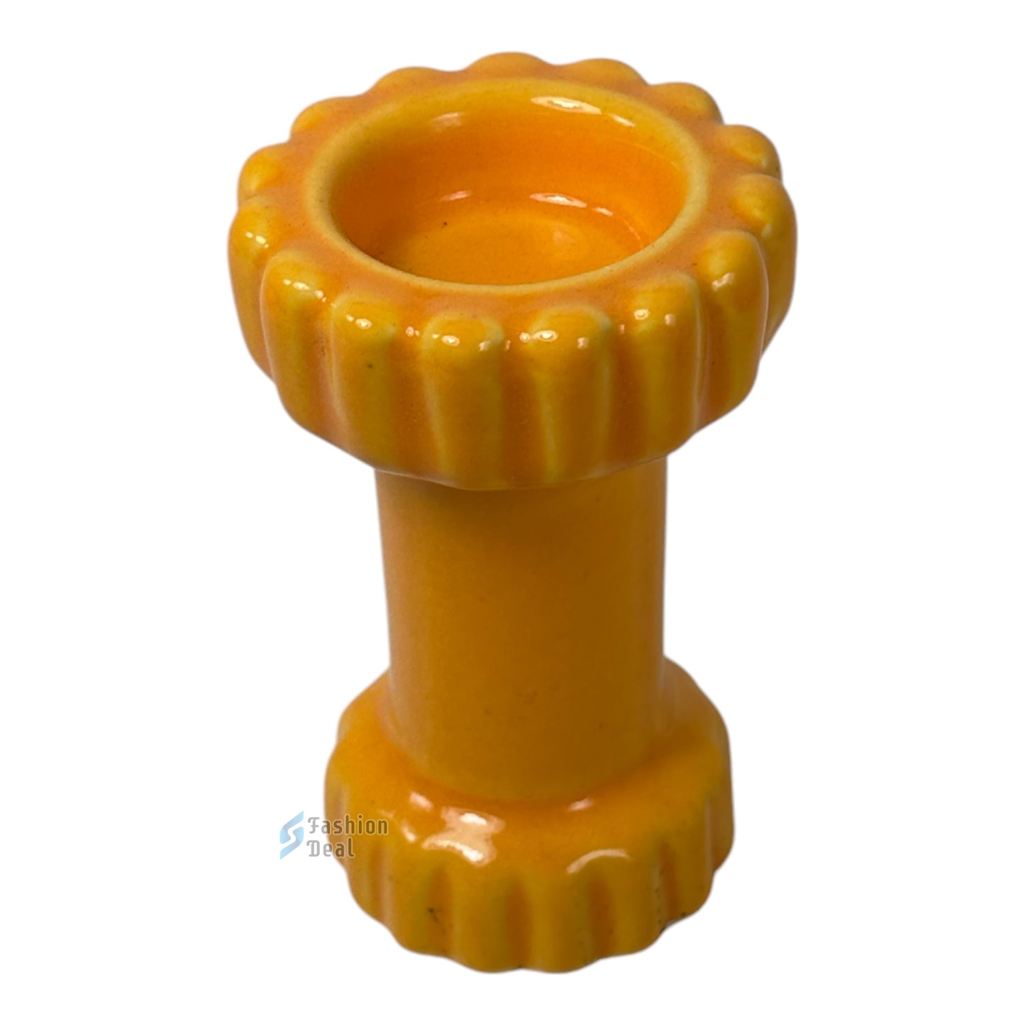 Ceramic Pillar-Shaped Tealight/T-light Candle Holder | Decorative Accent for Home and Gifting
