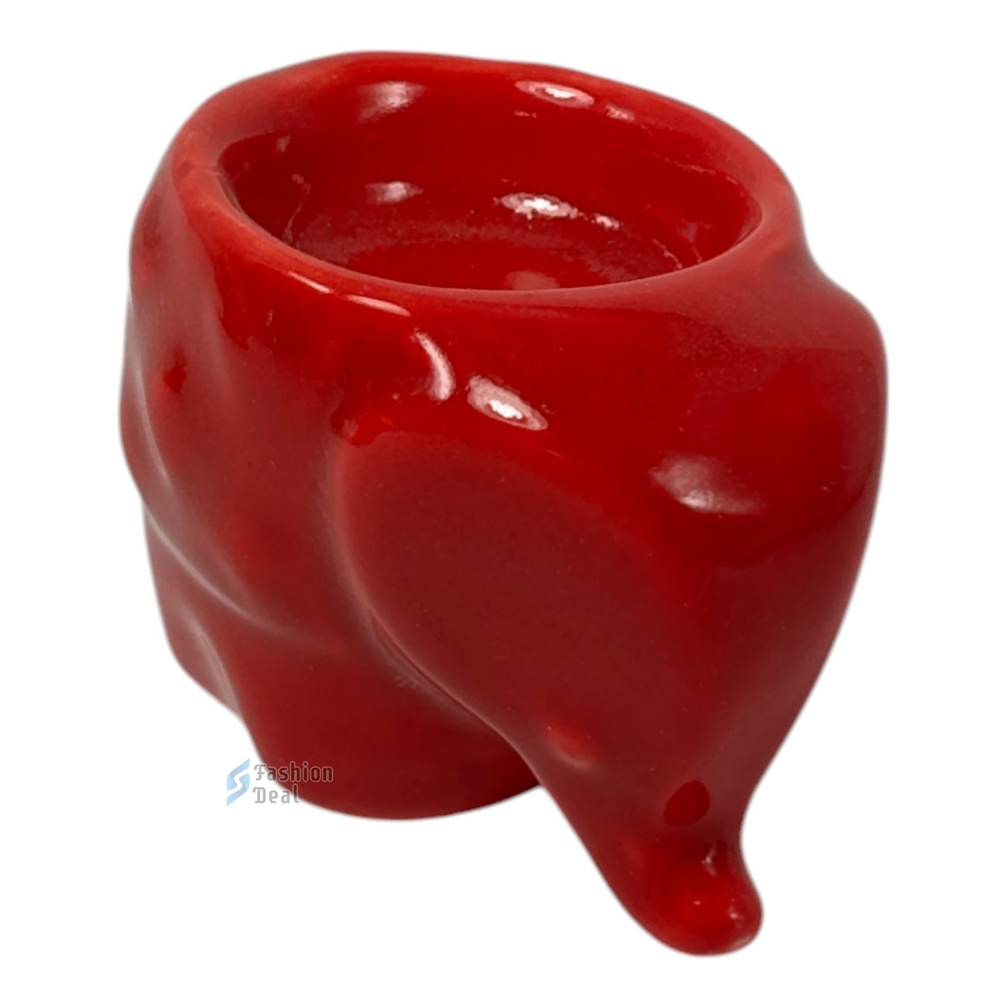 Ceramic Elephant-Shaped Tealight/T-light Candle Holder | Decorative Accent for Home and Gifting