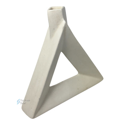 Elegant White Ceramic Vases - Minimalist Home Décor Collection