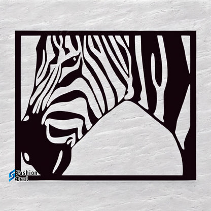 Unique Wooden MDF Laser Cut Zebra-Themed Wall Art – Perfect for Home Décor and Gifts