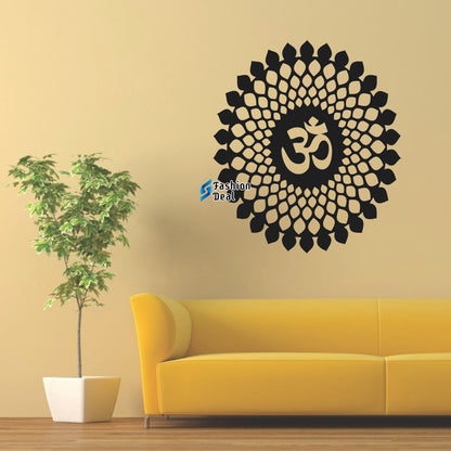 Unique Wooden MDF Laser Cut Religious OM-Themed Wall Art – Perfect for Home Décor and Gifts