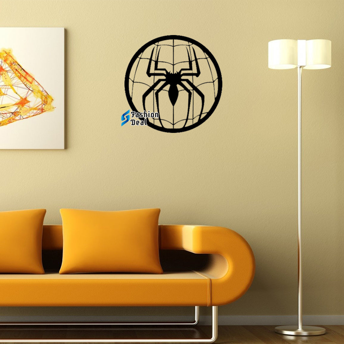 Unique Wooden MDF Laser Cut Spider-Themed Wall Art – Perfect for Home Décor and Gifts