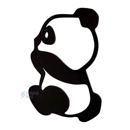 Unique Wooden MDF Laser Cut Panda Group-Themed Wall Art – Perfect for Home Décor and Gifts