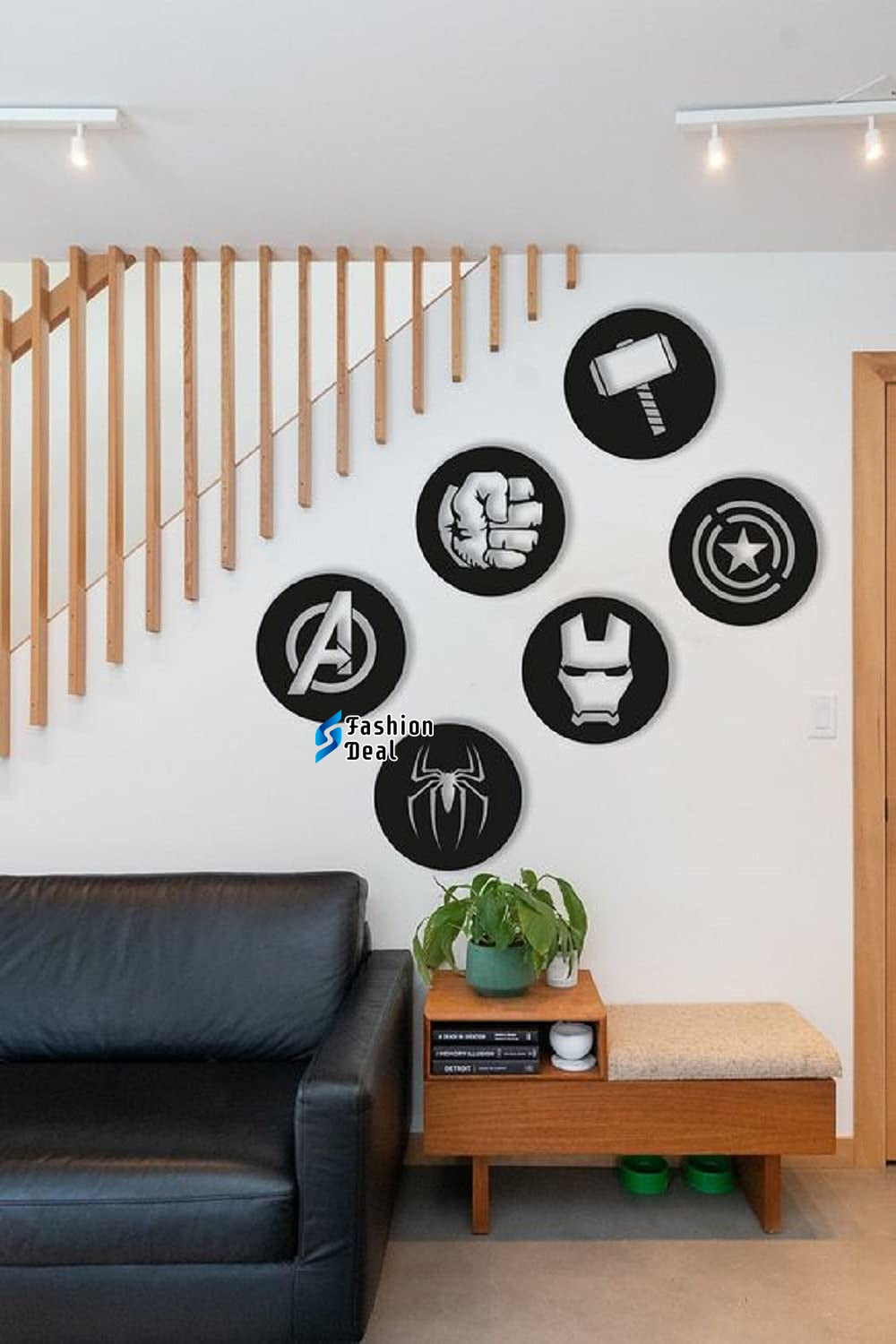 Unique Wooden MDF Laser Cut SuperHeros Avengers Group Sign-Themed Wall Art – Perfect for Home Décor and Gifts