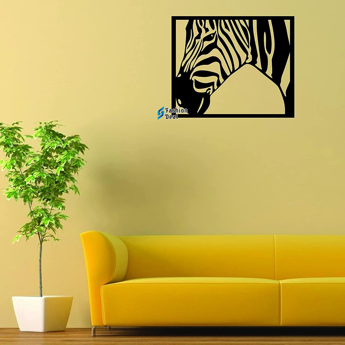 Unique Wooden MDF Laser Cut Zebra-Themed Wall Art – Perfect for Home Décor and Gifts