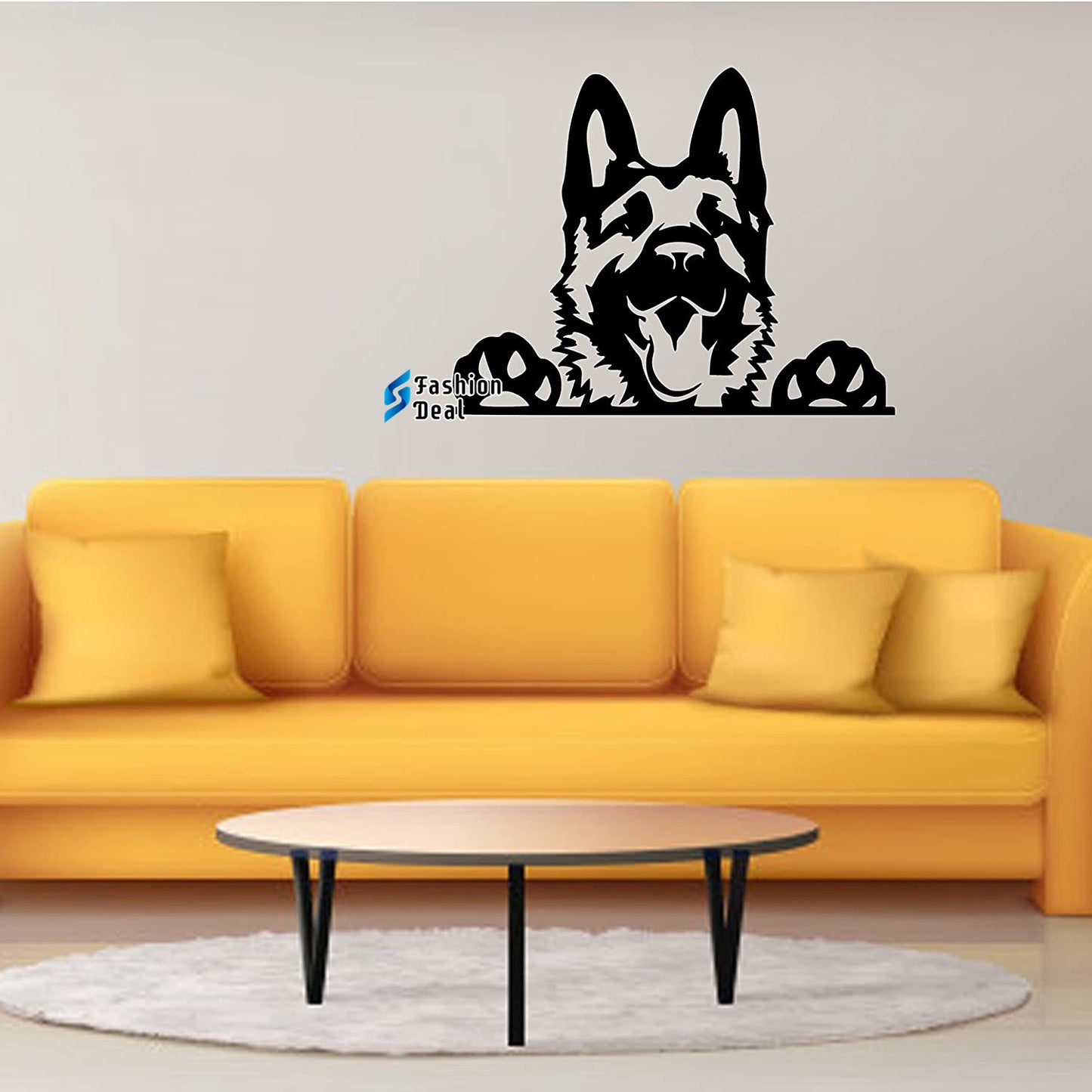 Unique Wooden MDF Laser Cut Dog-Themed Wall Art – Perfect for Home Décor and Gifts