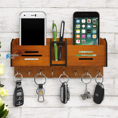 Wooden MDF Customized Keychain Holder For Wall Decoration