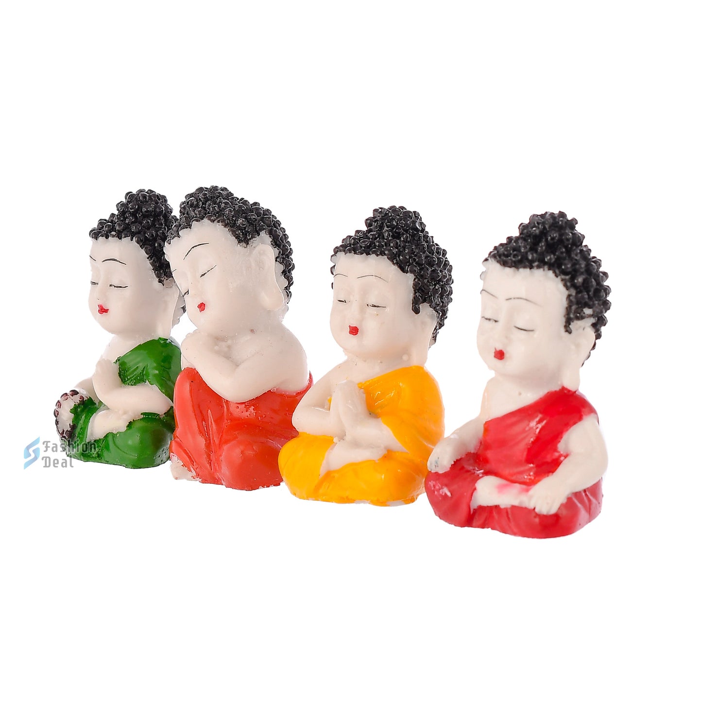 Elegant Buddha Statue Set of 4 Idols for Gifting & Home Decoration | Spiritual & Artistic Decor