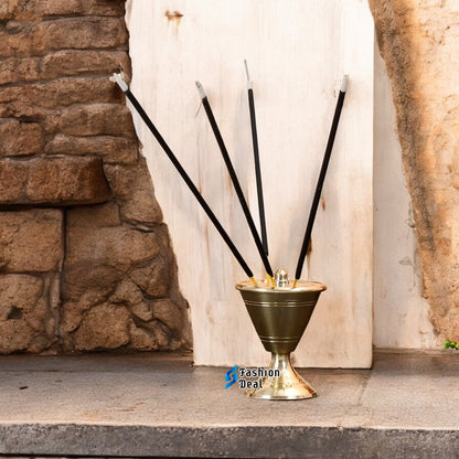 Elegant Metal Incense Stick Holder – Perfect for Temple and Home Decoration